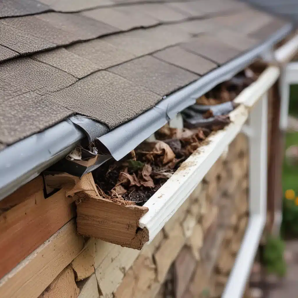 Addressing Storm-Damaged Gutters and Downspouts